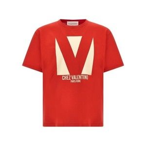 Valentino Garavani Cotton T-Shirt With Front Print - NWT